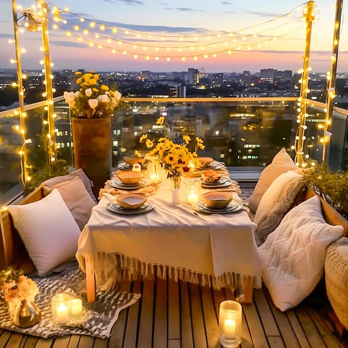 147ft Globe String Lights Outdoor Waterproof, 300 LED Indoor Christmas Lights - Image 7