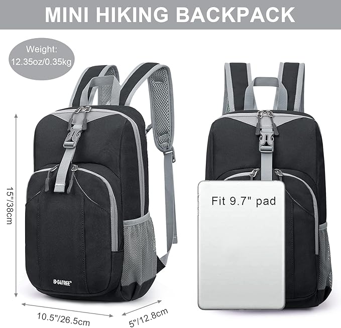 G4Free Mini 10L Hiking Daypack Small Hiking Backpack Cycling Compact Shoulder - Image 2