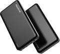 2 Pack Portable Charger, Slimmer 10000mAh Power Bank, USB C in&Out Fast by EVOPOW