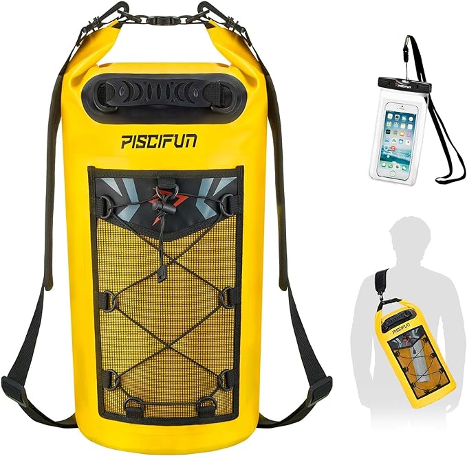Piscifun Dry Bag, Waterproof Floating Backpack 10L/20L/30L/40L by Piscifun