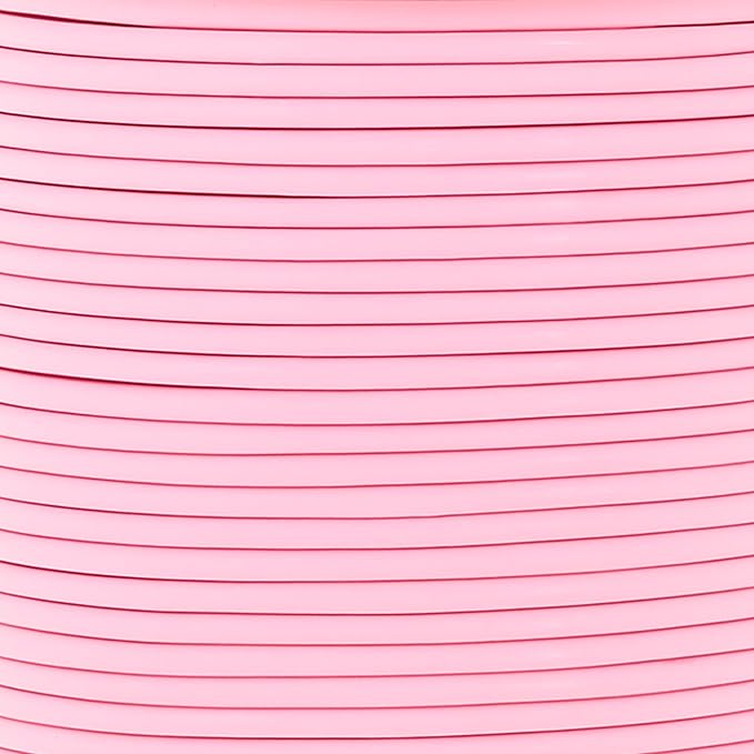 Mandala Crafts Round Genuine Pink Leather Cord - Image 3