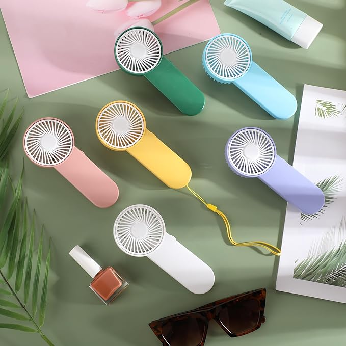 Sumind 64 Pcs Small Personal Portable Fan Mini Handheld Bulk 1 Speed Electric - Image 3
