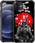 for iPhone 12/12 Pro Case, Sakura Japanese Samurai Pattern Graphic Design Girl by FKBRCL4U