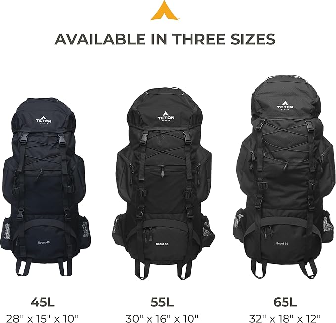 Teton 65L Scout Internal Frame Backpack - Image 6