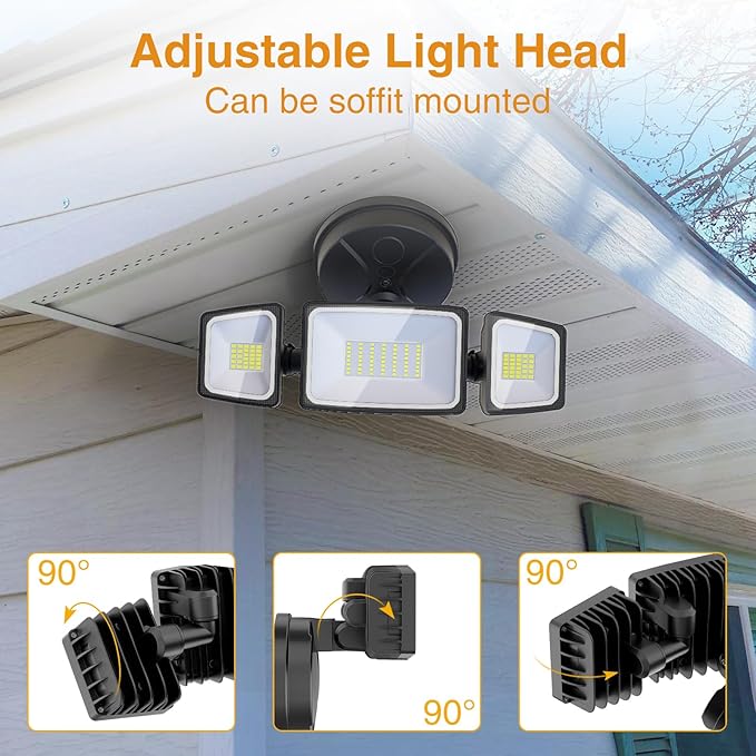 Onforu 75W Flood Lights Outdoor, 4 Packs 7000LM Super Bright Security Lights - Image 6