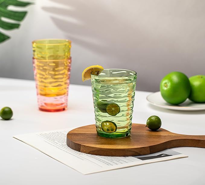 14-ounce Plastic Tumblers, Acrylic Drinking Glasses, Shatter-Proof, - Image 3