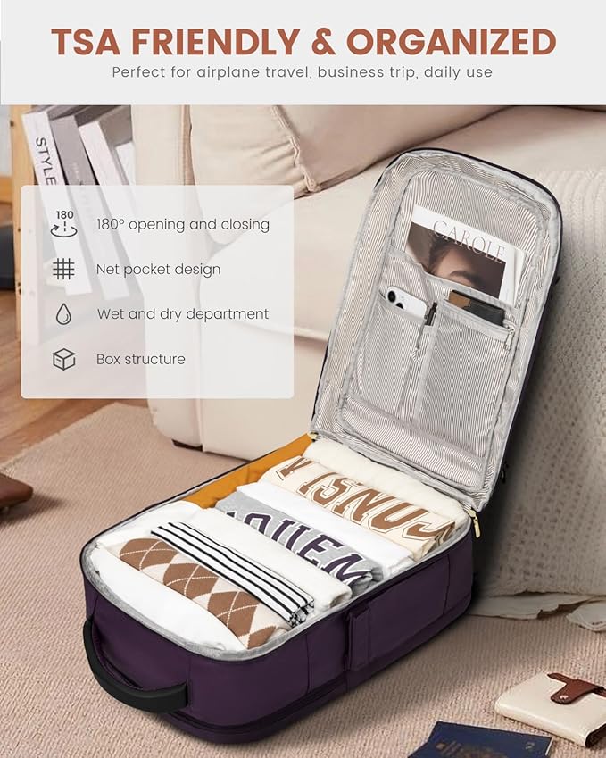LOVEVOOK Carry On Travel Backpack - Image 2