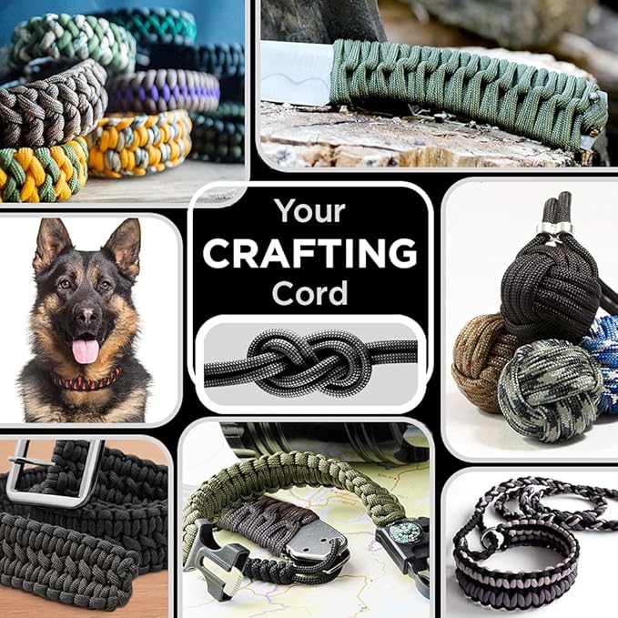 TECEUM Paracord Type III 550 Navy Blue – 1000 ft – 4mm – Tactical Rope MIL-SPEC - Image 4