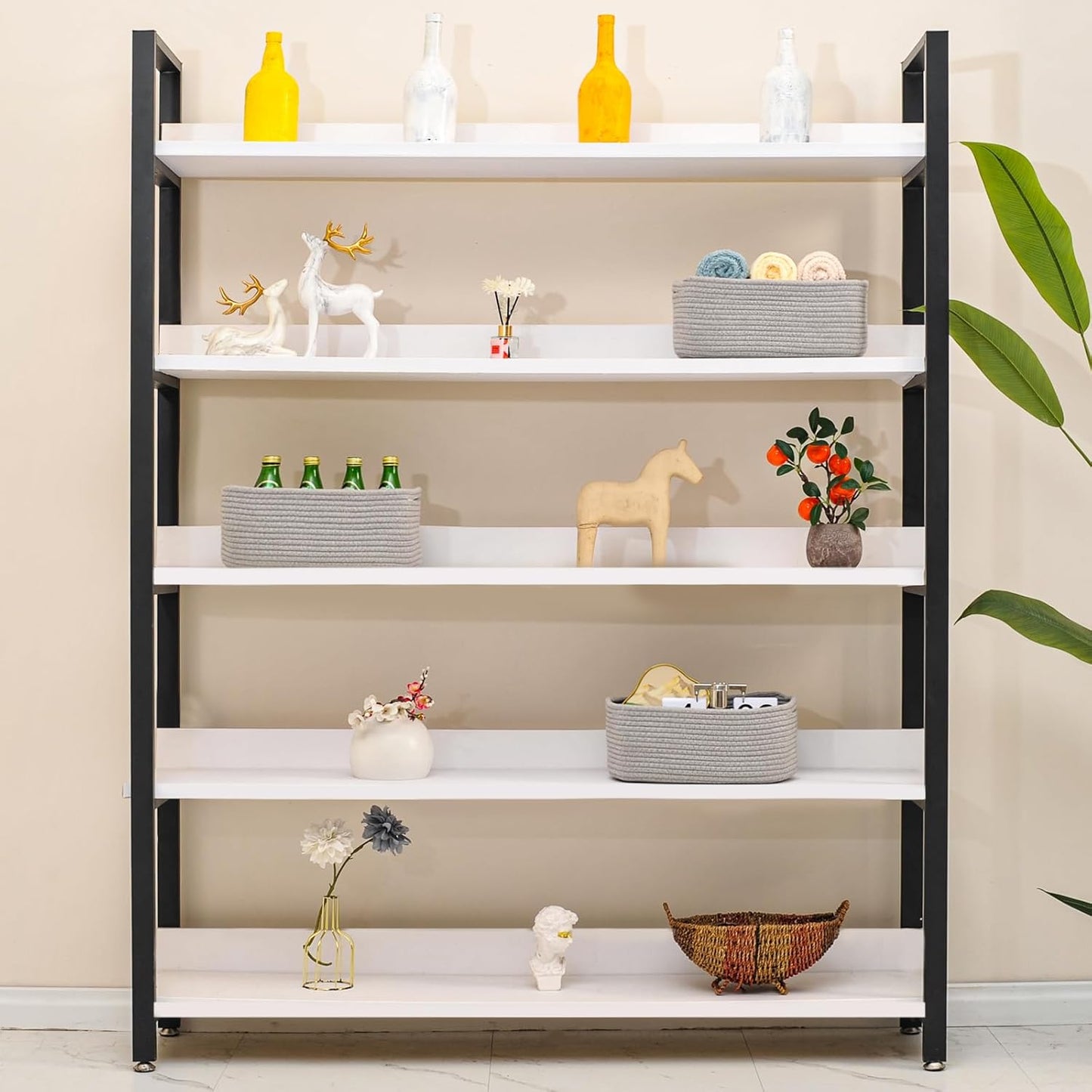 Small Grey Baskets for Organizing, Gray Storage Basket for Shelves, Woven Baskets for Storage, Small Organizer Basket for Décor Gifts, 13"×8.5"×5.1" (3 Packs) Grey