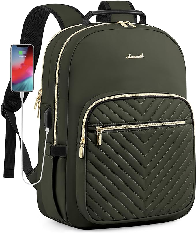 LOVEVOOK Laptop Backpack for Women, Travel Computer Work Bags by LOVEVOOK