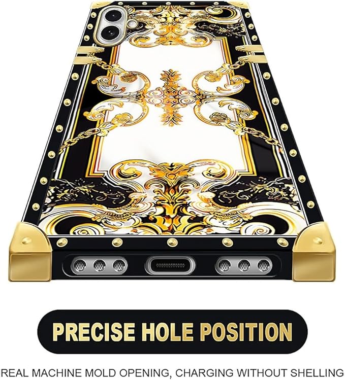for iPhone 17 Case Luxury Golden Decoration - Image 5