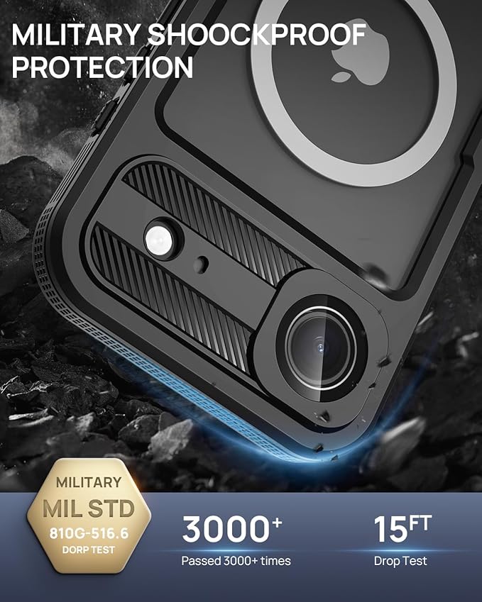 Lanhiem Magnetic for iPhone Air Phone Case, IP68 Waterproof Dustproof Phone Case - Image 5