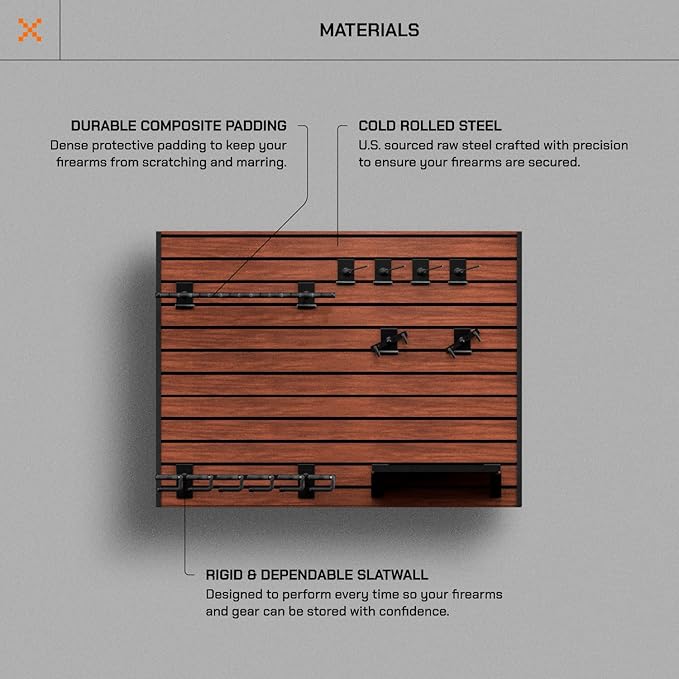 Hold Up Displays Gun Wall Mount Display, Modular Tactical Wall - Image 3