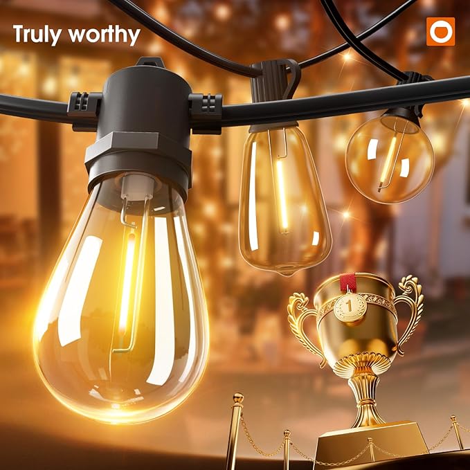 addlon 48FT LED Outdoor String Lights - Image 2