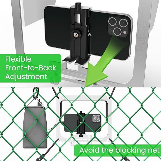 Cell Phone Fence Mount with Shade, Game Changer Mounting Kit, Gamechanger - Image 4