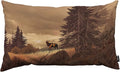 TKS MITLAN Brown Deer Pillow Cover 12x20 inch Elk in The Rocky Mountains Rocks by TKS+MITLAN