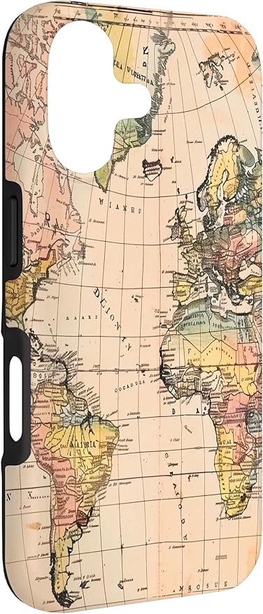 World Map, Old Map of The World Case - Image 3