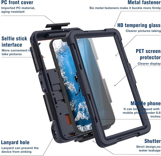 2026 Underwater Snorkeling Diving Phone Case - Image 6