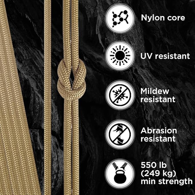 TECEUM 5/32" Paracord Rope 1000 – 1000ft / 200ft / 100ft / 50ft – Tactical - Image 3