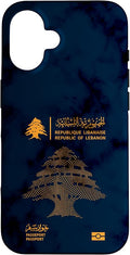 Lebanon, Lebanon Passport, Lebanon Flag, Lebanon map. Case by Unknown
