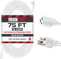 Iron Forge Cable Weatherproof 75 Ft Outdoor Extension Cord by IronForgeCable