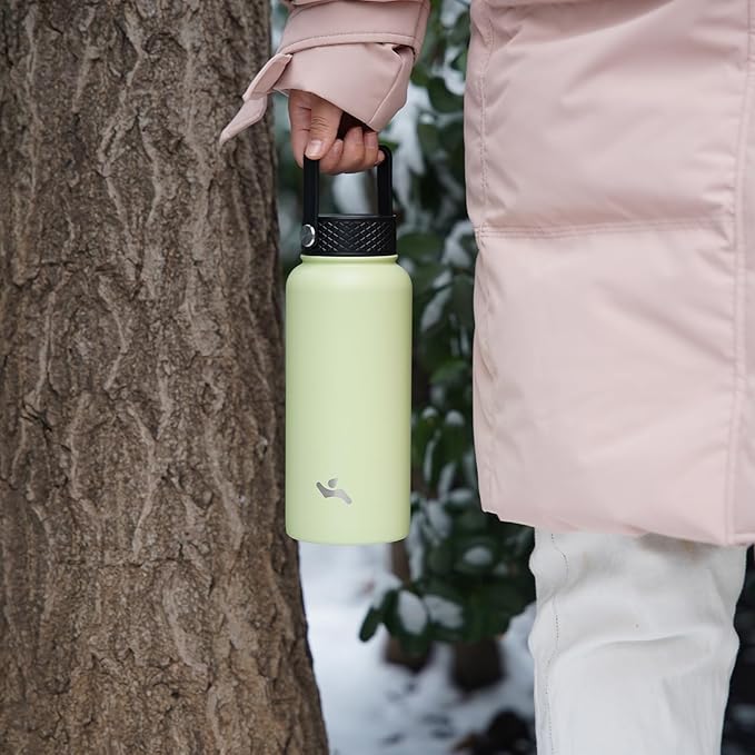 Konokyo 32 oz Insulated Water Bottle Stainless Steel Sport Bottles - Image 7
