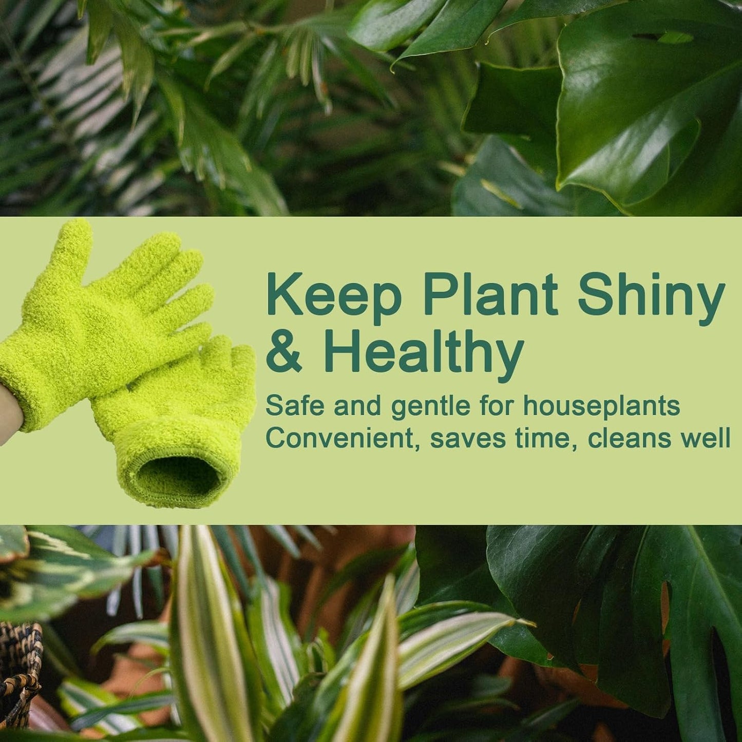 Microfiber Gloves For Plant Dusting