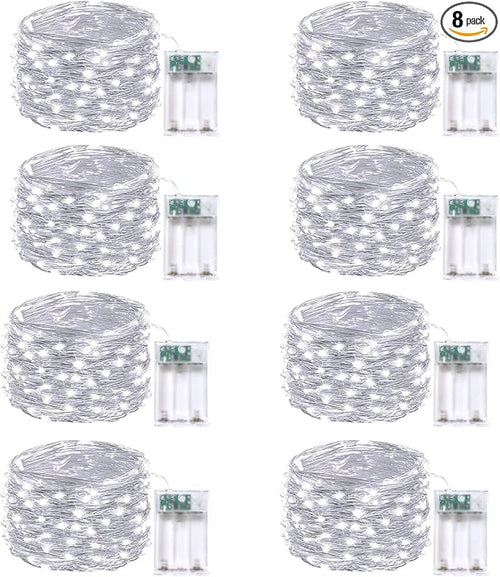 8-Pack Fairy Lights Battery Operated by EXF