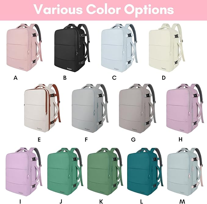 Taygeer Travel Backpack for Women, Carry On Backpack - Image 2