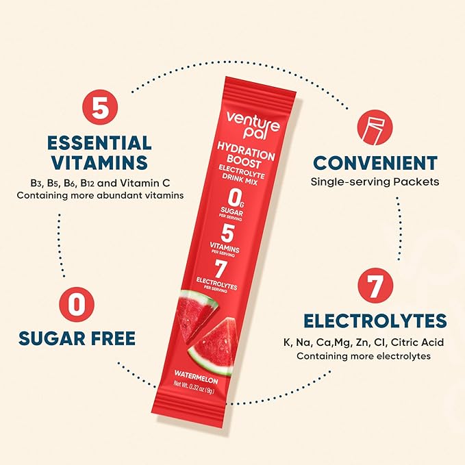 Venture Pal Sugar Free Electrolyte Powder Packets - Image 5