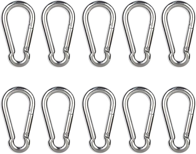 Carabiner Clip, Spring Snap Hook, Locking Carabiners Clips by CAIDMOS