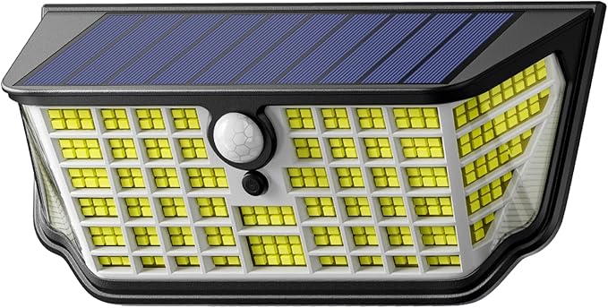 WdtPro Solar Lights Outdoor Waterproof, 300° Angle & 3 Lighting Modes Motion by WdtPro