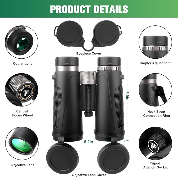 Pankoo 20x56 Binoculars for Adults High Powered - Image 7