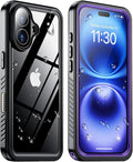2025 New Designed for iPhone 16 Case Waterproof, Phone Case for iPhone 16 6.1" by Red2Fire
