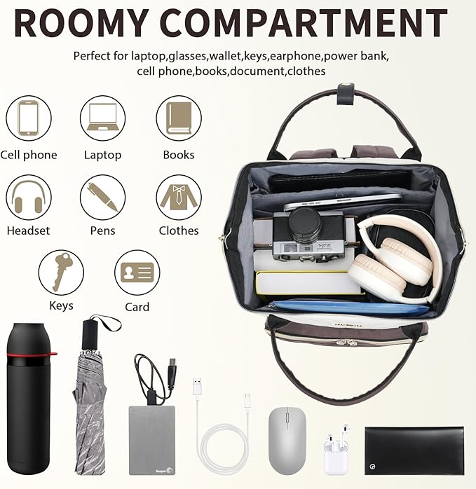 VANKEAN 17 Inch Laptop Backpack - Image 4