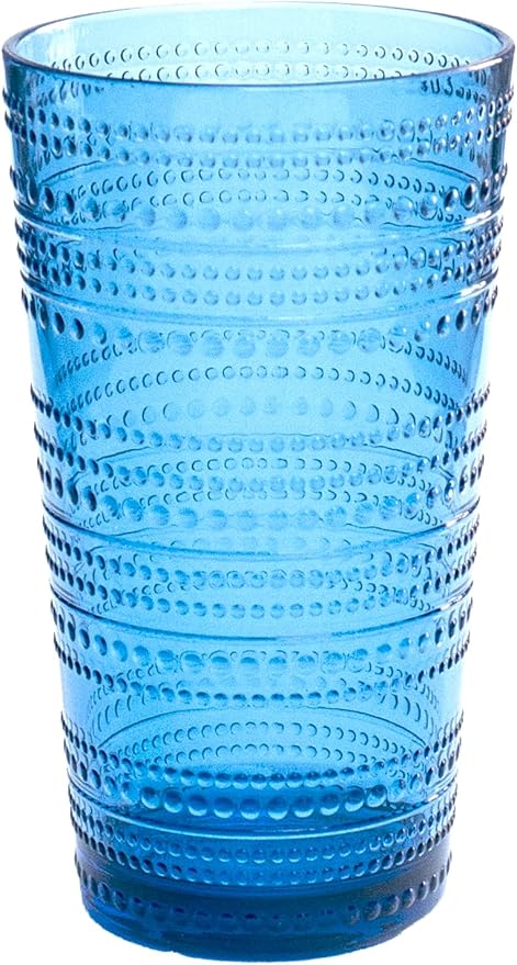 Beaded 16 oz Durable Acrylic Jumbo Drinking Glasses, Shatter-Resistant and - Image 2