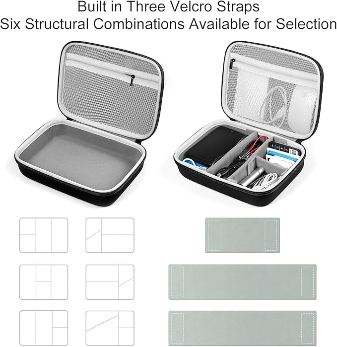 EVA Electronic Accessories Storage Case Large Shockproof Waterproof Storage Bag - Image 3