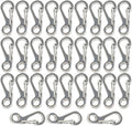 Mini Carabiner Clips with Metal Spring Wiregate Hook and Little Eye Hole by Bytiyar