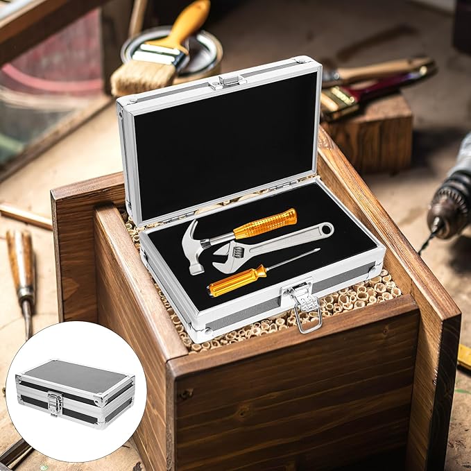 ERINGOGO Multi-Functional Aluminum Alloy Toolbox 4.3In Portable Small Tool - Image 8