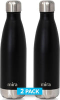 MIRA 2 Pack 17 oz Insulated Water Bottle by MIRA