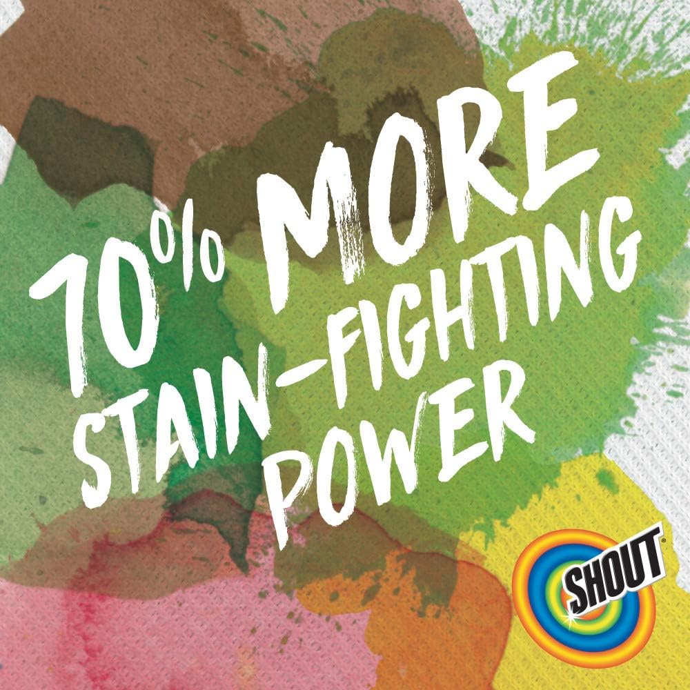 Shout Advanced Laundry Stain Remover Gel for Clothes Laundry, Breaks down stubborn, dried-in, and tough stains - 22oz Spray