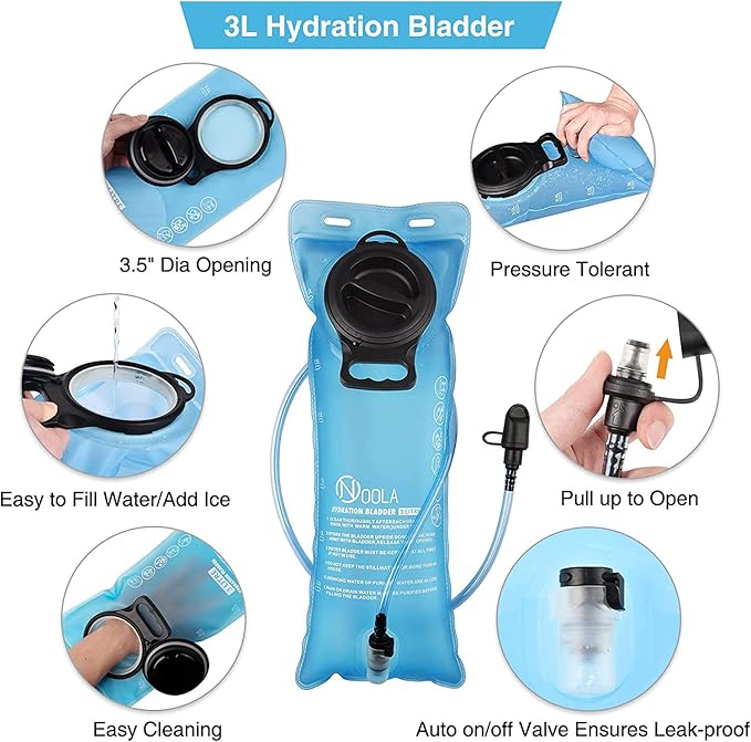NOOLA 3L Hydration Backpack, Water Backpack - Image 4
