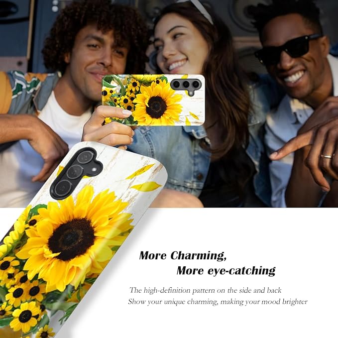 Compatible for Samsung Galaxy S24 FE 5G Case, Dual Layer Heavy Duty 2 in 1 - Image 4
