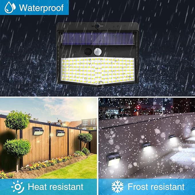 Solar Outdoor Lights, Solar Motion Sensor Security Lights - Image 4