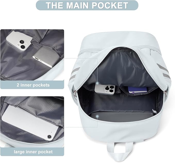 coofay Gym Backpack For Women Waterproof Sports Backpack - Image 3