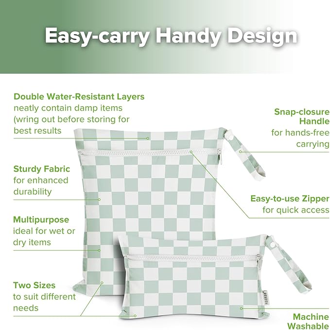 haakaa Water Resistant Wet Bags - Image 5
