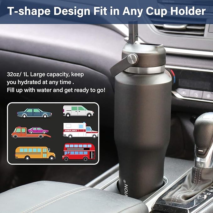HYDROWION 40 oz Insulated Water Bottle - Image 4