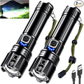 AKNEAR Rechargeable LED Flashlight 99000 High Lumens, Super Bright Flashlights by AKNEARHeadlampRechargeable