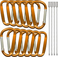 3" Aluminum Carabiner Clips by XIECHANEE