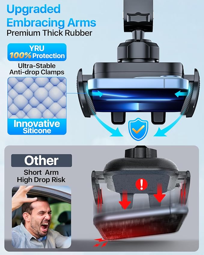 【98+LBS Strongest Suction & Military-Grade】Ultimate Car Phone Mount【Patent & - Image 8